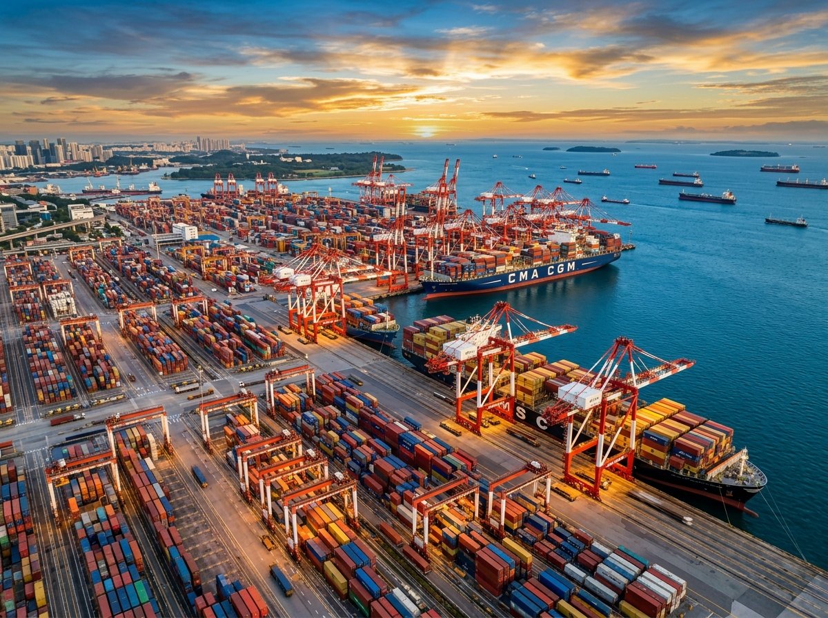 Global Maritime and Freight Connectivity in Singapore